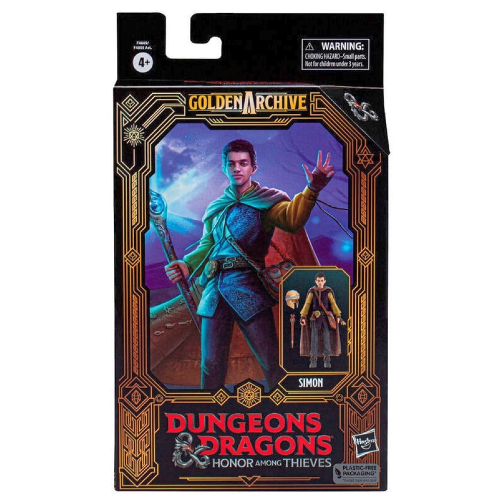 Hasbro Fans - Dungeons Dragons Honor Among Thieves: Golden Archive Action Figure - Simon (F4869)