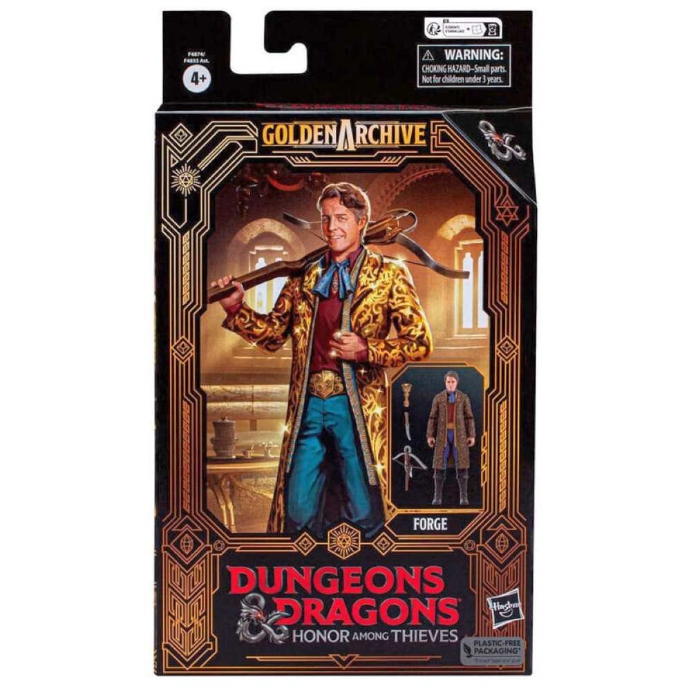 Hasbro Fans - Dungeons Dragons Honor Among Thieves: Golden Archive Action Figure - Forge (F4874)