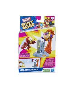 Hasbro Marvel: Stunt Squad - Iron Man Vs M.O.D.O.K.Fantasy Scene (F7065)