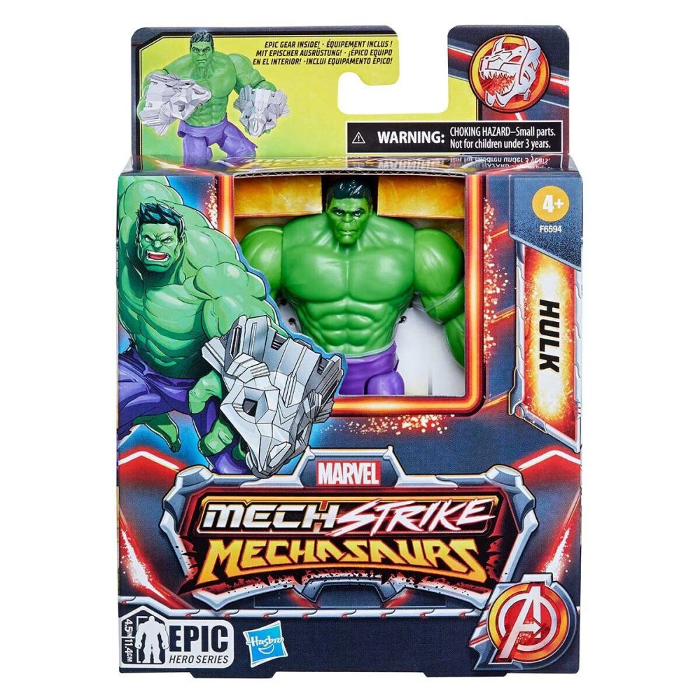 Hasbro Marvel: Mech Strike Mechasaurus - Hulk Action Figure (F6594)