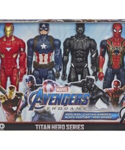 Hasbro Marvel Avengers End Game: Titan Heroes Series - Iron Man / Captain America / Black Panther / Iron Spider (E5863)