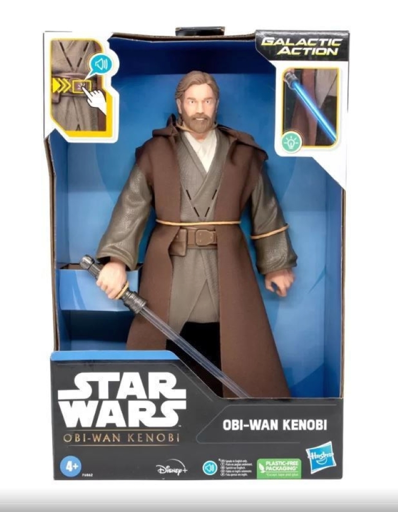 Hasbro Disney Star Wars: Galactic Action - Obi-Wan Kenobi Action Figure (F6862)