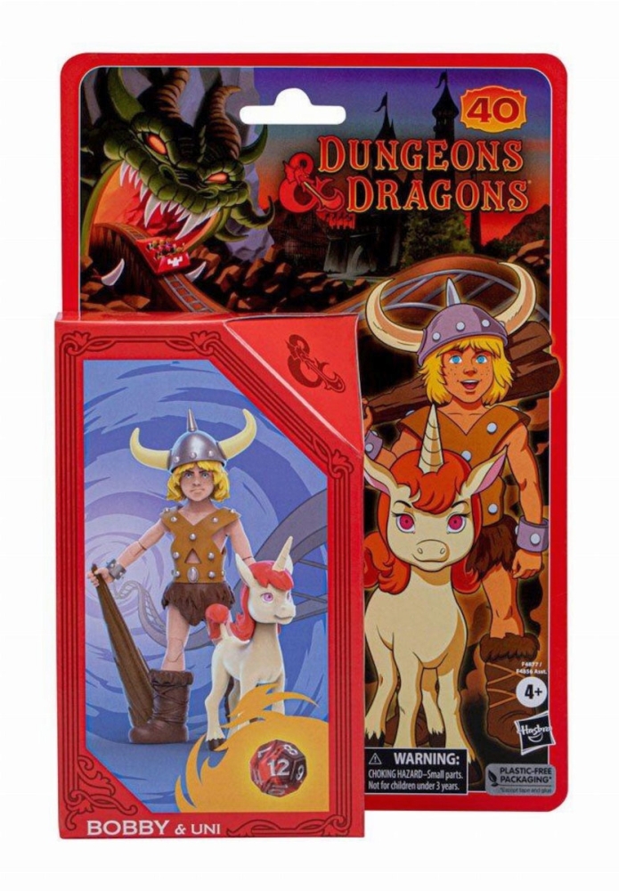 Hasbro Fans - Dungeons Dragons Retro Collection: Bobby Uni Action Figures (15cm) (Excl.) (F4877)