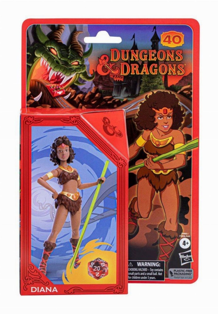 Hasbro Fans - Dungeons Dragons Retro Collection: Diana Action Figure (15cm) (Excl.) (F4883)