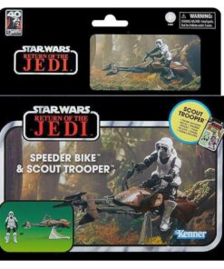 Hasbro Fans - Disney Star Wars Return of the Jedi Vintage Collection: Speeder Bike  Scout Trooper Action Figure (F6882)