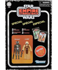 Hasbro Fans - Disney Star Wars: The Empire Strikes Back Retro Collection - Zuckuss  4-LOM Action Figures (10cm) (F6983)
