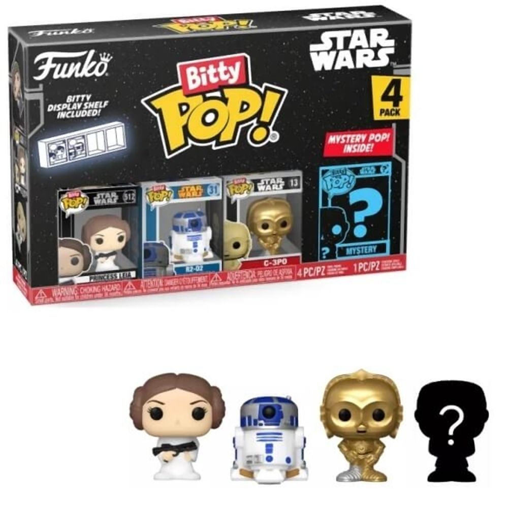 Funko Bitty Pop! 4-Pack: Star Wars - Leia Vinyl Figures