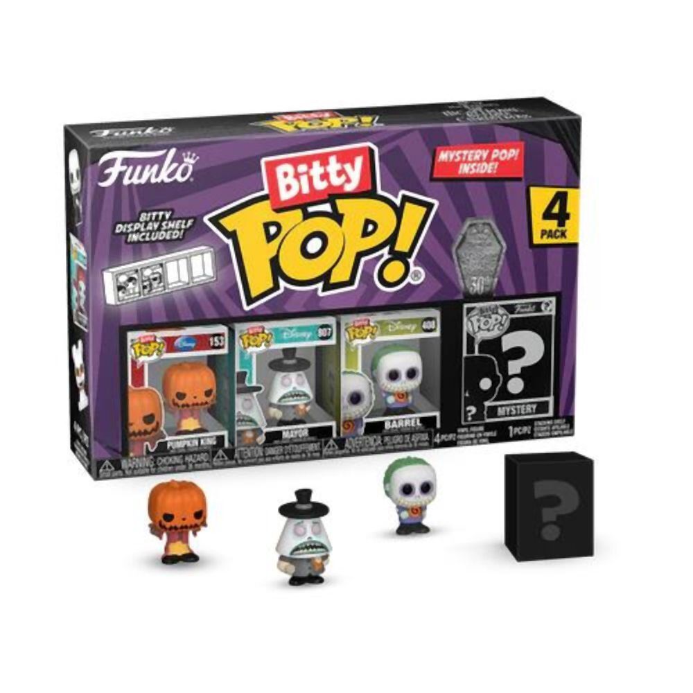 Funko Bitty Pop! 4-Pack: Disney The Nightmare Before Christmas 30th - Pumpkin King Vinyl Figures