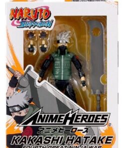 Bandai Anime Heroes: Naruto - Hatake Kakashi Fourth Great Ninja War Action Figure (36963)