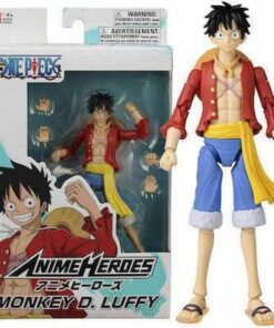 Bandai Anime Heroes: One Piece - Monkey D. Luffy Dressrosa Version Action Figure (37007)