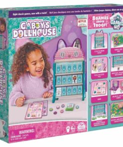 Spin Master Gabbys Dollhouse: 8 Games Under 1 Roof - Board Games (6065857)
