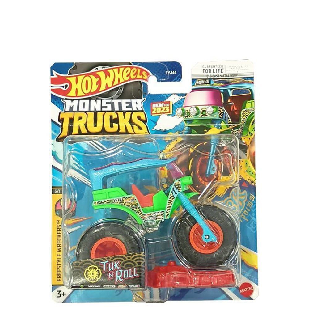 Mattel Hot Wheels Monster Trucks - Tuk N Roll Die-Cast Vehicle (HKM38)
