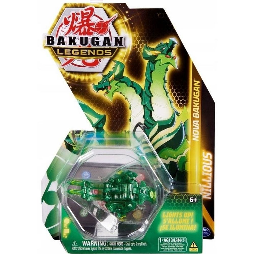 Spin Master Bakugan Legends: Nova Bakugan - Nillious (Green) (20139535)