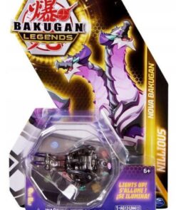 Spin Master Bakugan Legends: Nova Bakugan - Nillious (Black Transparent) (20139536)
