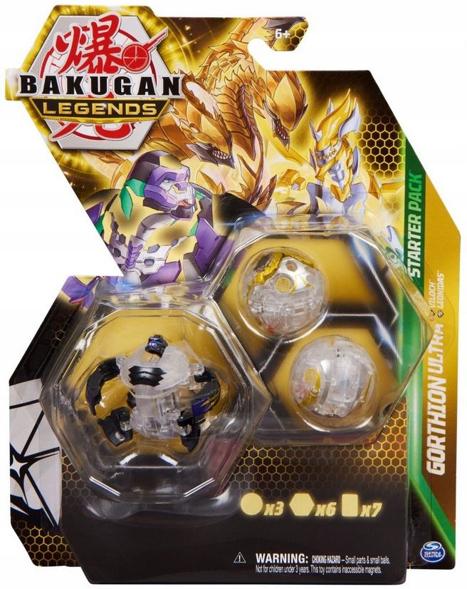 Spin Master Bakugan Legends: Gorthion Ultra - Viloch Leonidas Starter Pack (20140290)