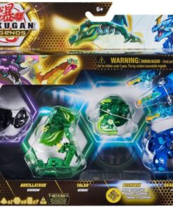 Spin Master Bakugan: Legends Collection Pack - Nova + Ultra + Geogan + Bakugan - Auxillataur/Talan/Pegatrix/Dragonoid Ultra (20140064)