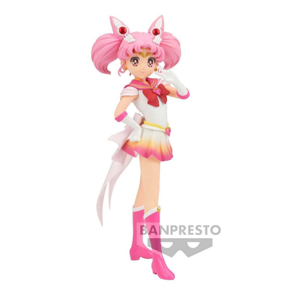 Banpresto Glitter Glamours: Pretty Guardian Sailor Moon Cosmos The Movie - Sailor Chibi Moon (Ver.A) Statue (17cm) (88291)
