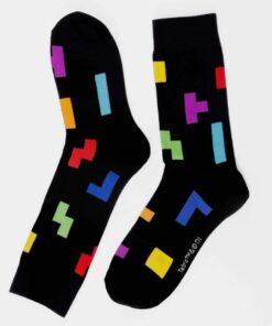 ItemLab Tetris - Tetriminos Pattern Socks (LAB190047)