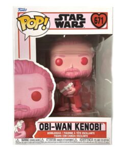 Funko Pop! Disney Star Wars: Valentines S4 - Obi-Wan Kenobi #671 Bobble-Head Vinyl Figure