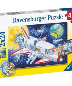 Ravensburger Puzzle: Animals in Space (2x24pcs) (05665)