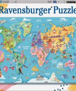 Ravensburger Puzzle: Map of the World XXL (100pcs) (13343)