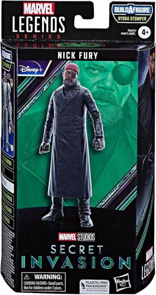 Hasbro Disney Marvel Legends Series: Build a Figure Hydra Stomper - Secret Invasion Nick Fury Action Figure (15cm) (F6537)