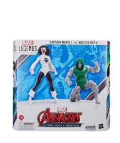 Hasbro Fans Marvel Avengers: Legends Series (60th Anniversary) - Beyond Earths Mightiest - Captain Marvel Vs. Doctor Doom Action Figures (15cm) (F7086)