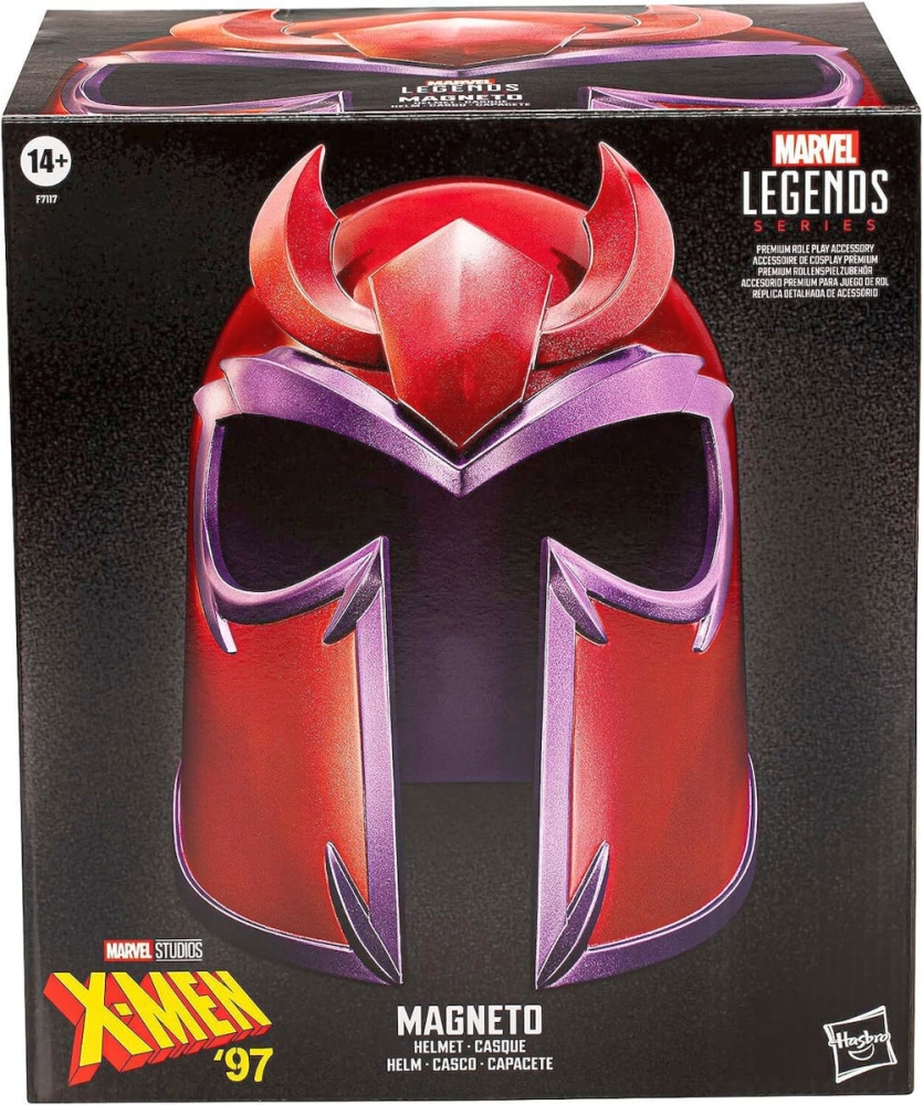 Hasbro Fans Marvel Legends Series - X-Men 97 - Magneto Premium Roleplay Helmet 1:1 (F7117)