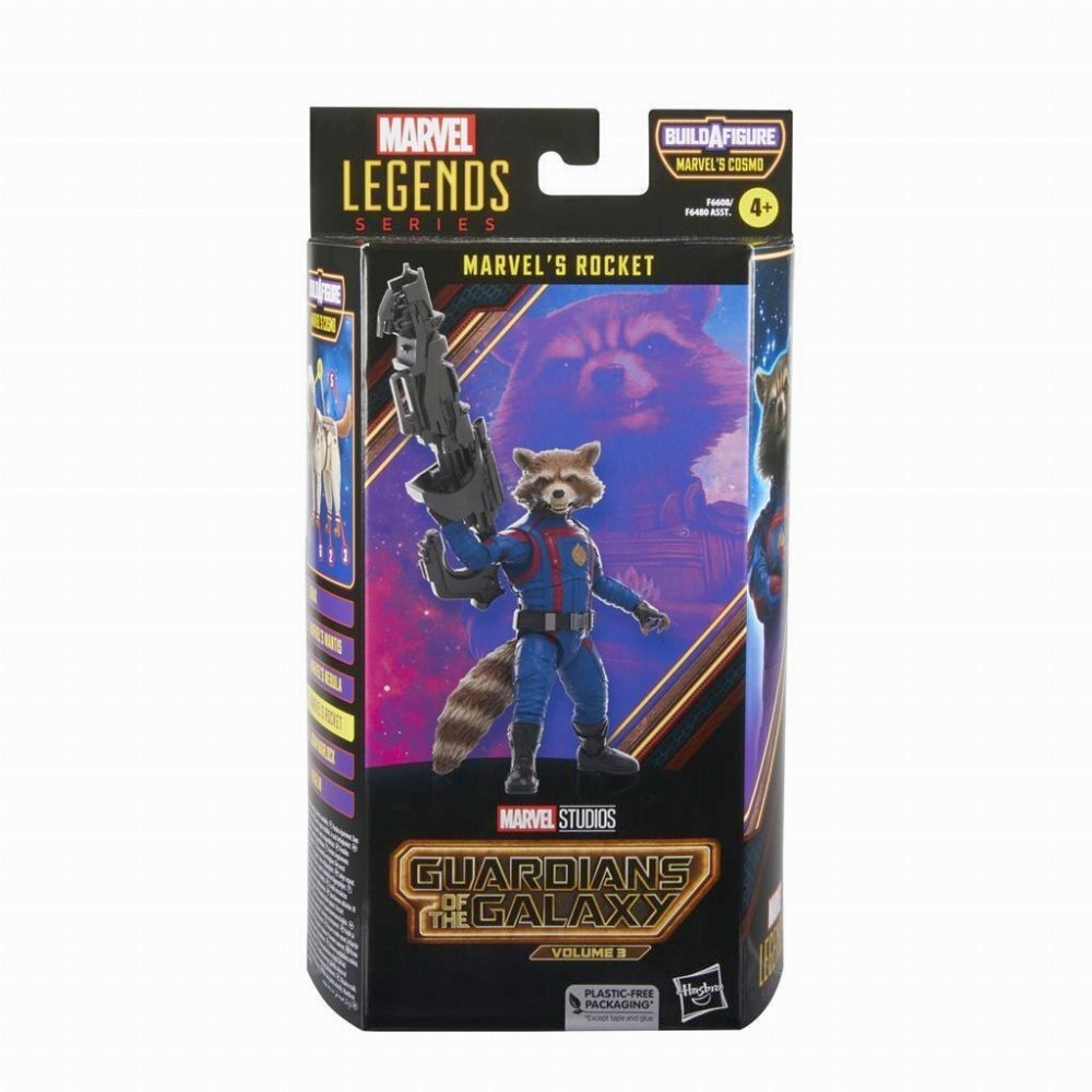 Hasbro Fans Marvel Legends Series: Guardians of the Galaxy Volume 3 - Marvel’s Rocket Action Figure (Build-A-Figure) (15cm) (Excl.) (F6608)