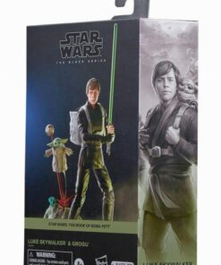 Hasbro Fans Disney Star Wars The Black Series: The Book of Boba Fett - Luke Skywalker  Grogu Action Figure (15cm) (Excl.) (F7008)