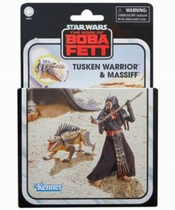Hasbro Fans Disney Star Wars The Book of Boba Fett: The Vintage Collection - Tusken Warrior  Massiff Action Figures (10cm) (F6991)