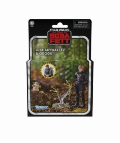 Hasbro Fans Disney Star Wars Vintage Collection: The Book of Boba Fett - Luke Skywalker  Grocu Action Figures (10cm) (F8303)