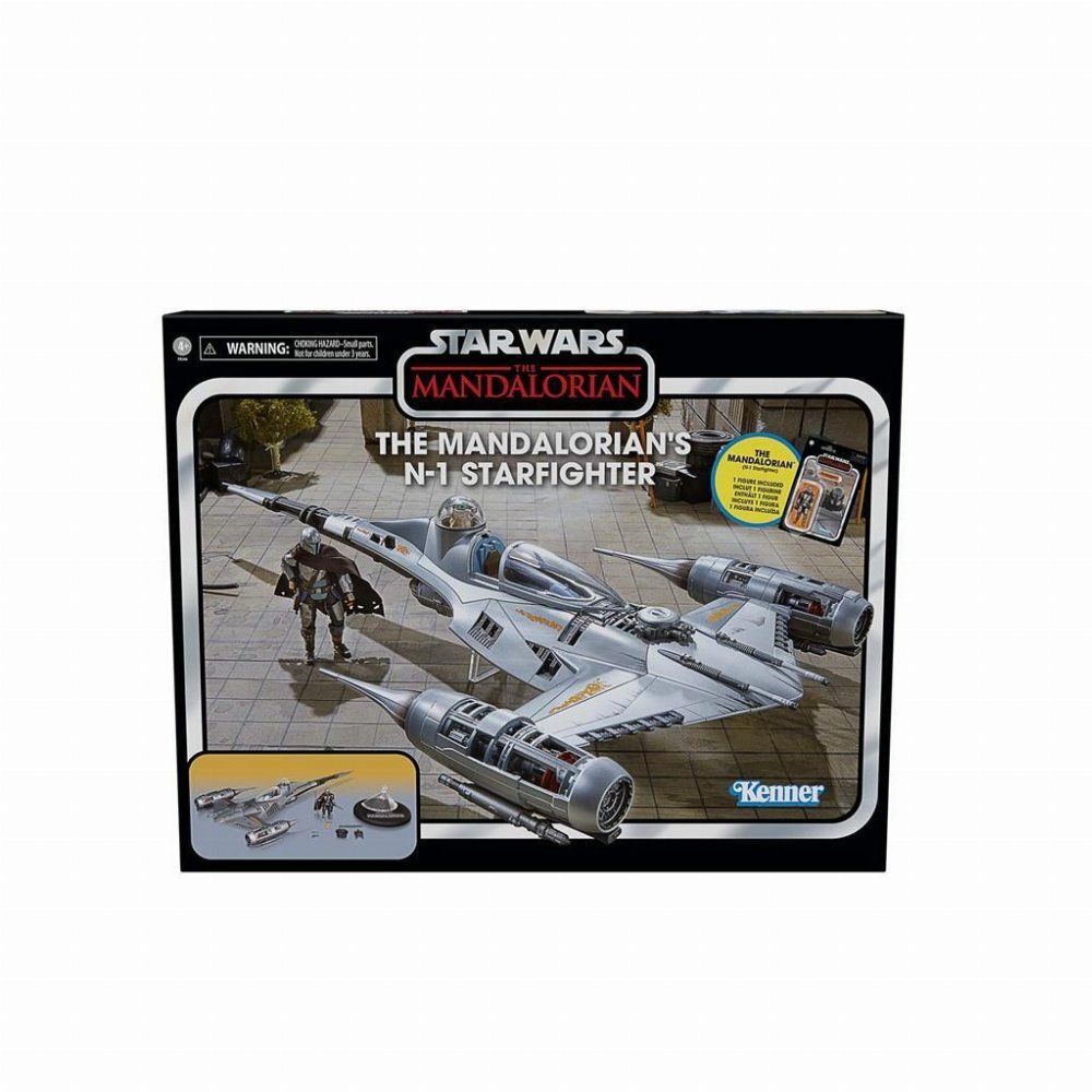 Hasbro Fans Disney Star Wars: The Mandalorian The Vintage Collection - The Mandalorians N-1 Starfighter with Action Figure (F8366)
