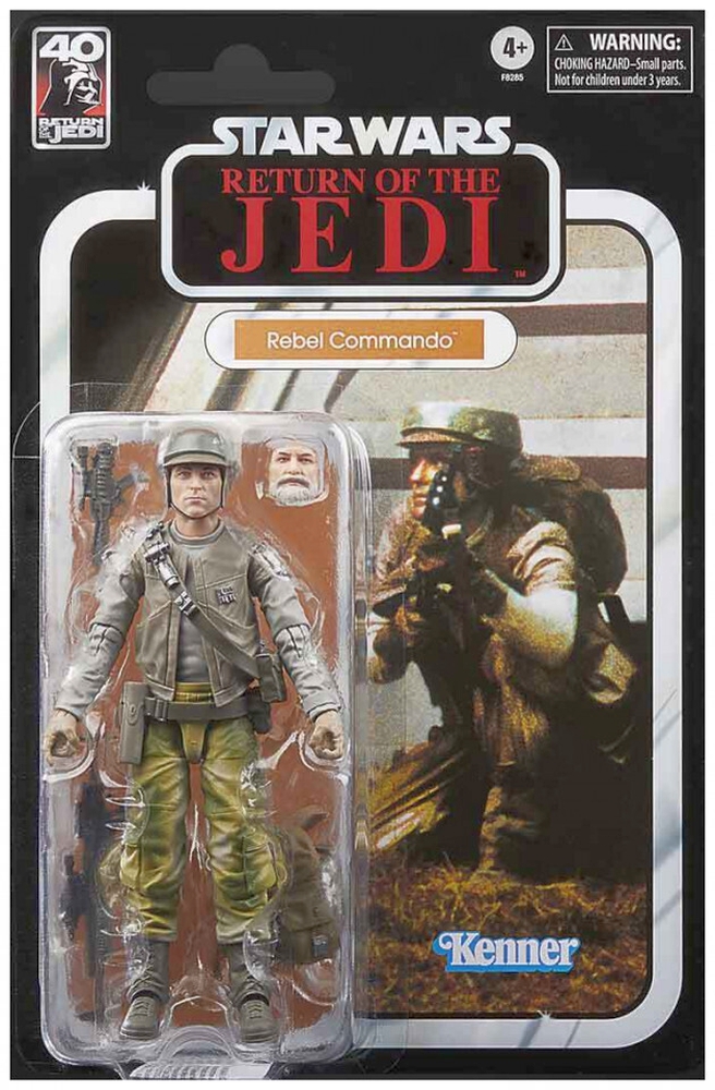 Hasbro Fans Disney Star Wars: The Black Series Deluxe Return of the Jedi - Rebel Commando Action Figure (15cm) (F8285)