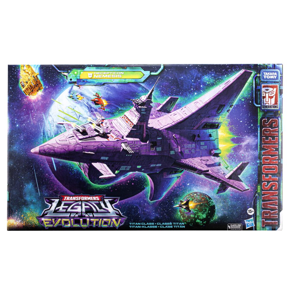 Hasbro Fans Transformers Legacy: Decepticon Nemesis Titan Class - Evolution Titan Action Figure (60cm) (Excl.) (F6161)