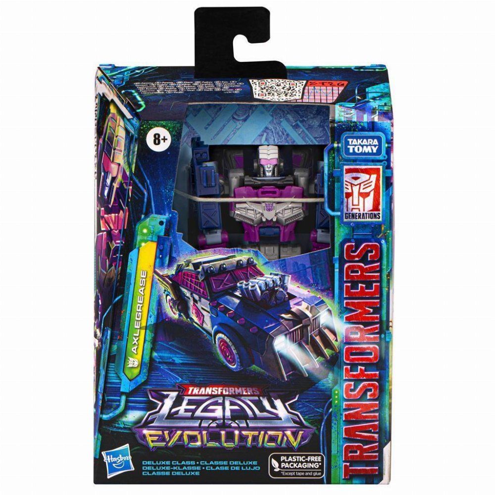 Hasbro Fans Transformers: Legacy Evolution - Axlegrease Deluxe Class Action Figure (14cm) (Excl.) (F7199)