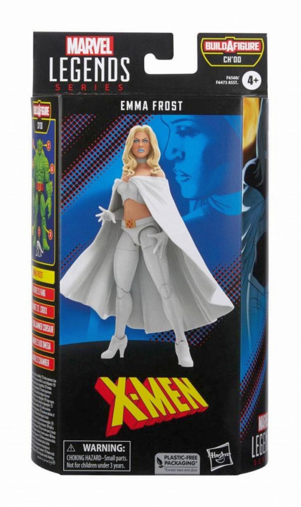 Hasbro Fans Marvel Legends Series: X-Men - Emma Frost Action Figure (Build-a-Figure Chod) (15cm) (F6560)