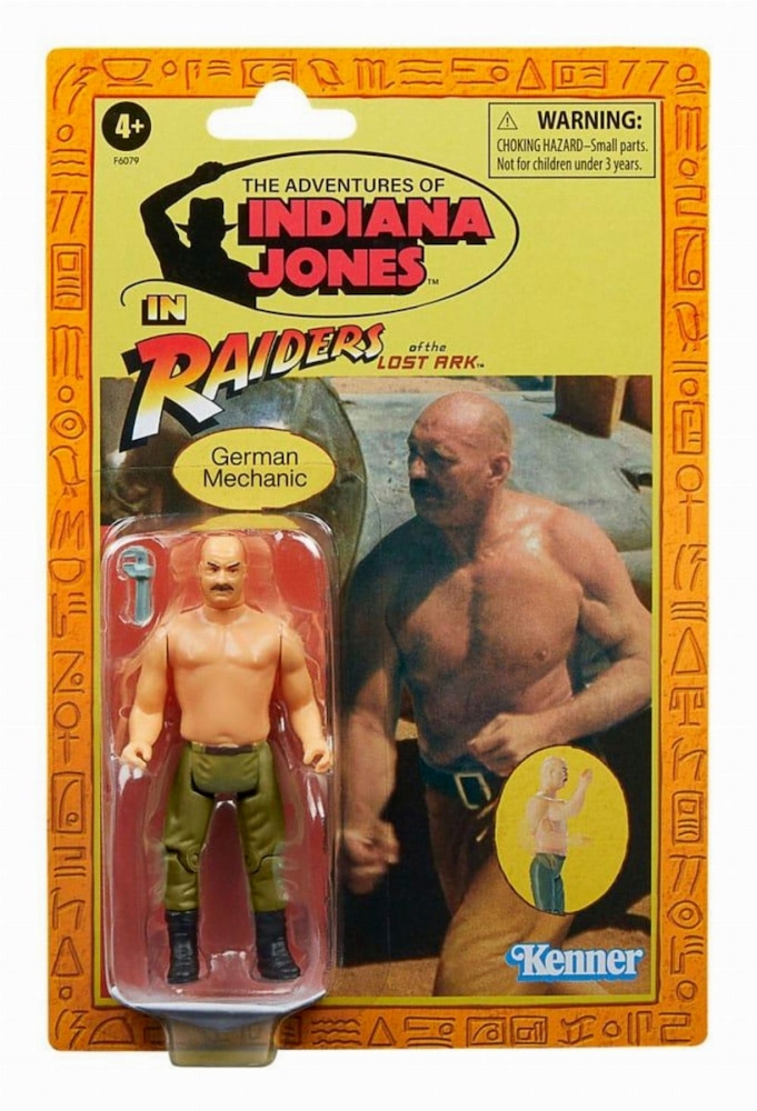 Hasbro Fans The Adventures of Indiana Jones: In Raiders of the Lost Ark - German Mechanic Action Figure (10cm) (Excl.) (F6079)