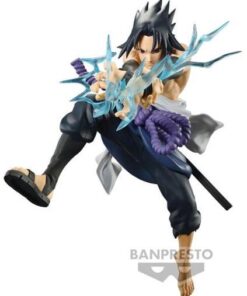 Banpresto Vibration Stars: Naruto Shippuden 20th Anniversary - Uchiha Sasuke (Ver.A) Statue (16cm) (88362)