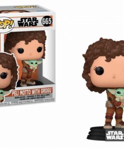 Funko Pop! Disney Star Wars: The Mandalorian - Peli Motto with Grogu #665 Bobble-Head Vinyl Figure