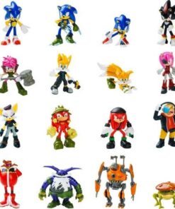 P.M.I. Sonic Prime - 5 Pack -including 1 rare hidden character (S1) Collectible Figures (6.5cm) (Random) (SON2040)