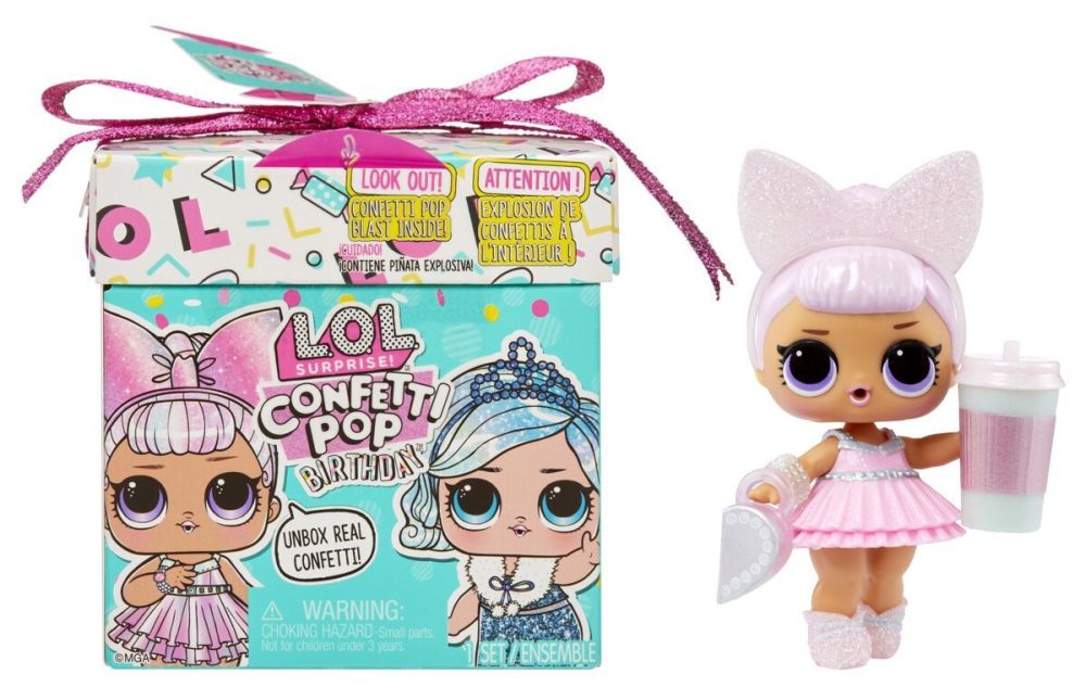 MGA L.O.L. Surprise: Confetti Pop Birthday Doll (PDQ) (589969EUC)