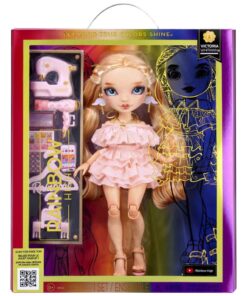 MGA Rainbow High: Victoria Whitman (Light Pink) Doll (583134EUC)