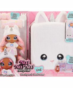 MGA Na! Na! Na! Surprise 3in1: Backpack Bedroom - Whitney Sparkles Unicorn (592365EUC)
