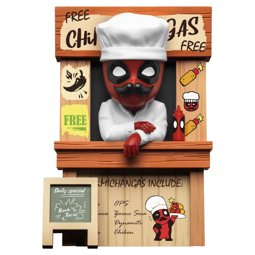 BK MEA Marvel: Deadpool - Deadpool’s Chimichangas Store Diorama Figure (8cm) (MEA-027)