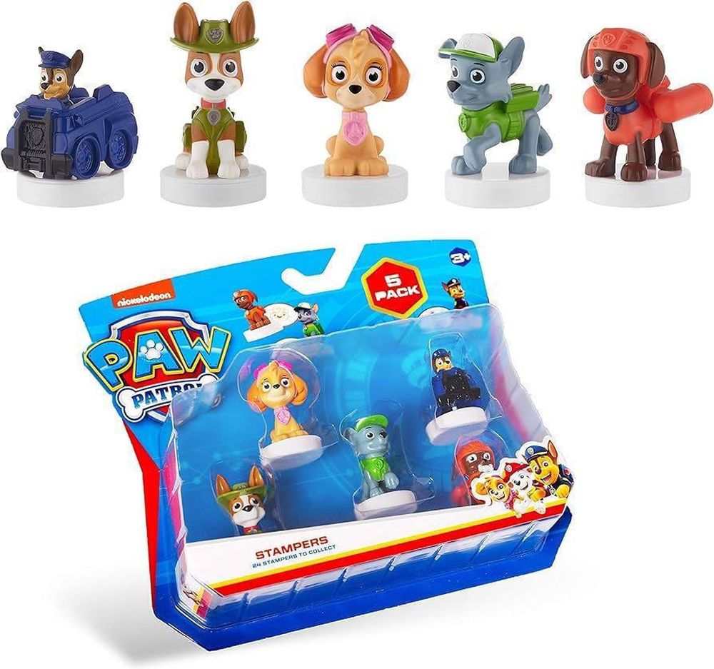 P.M.I. Paw Patrol: The Mighty Movie - Stampers 5 Pack (S2) (Random) (PAWM5240)