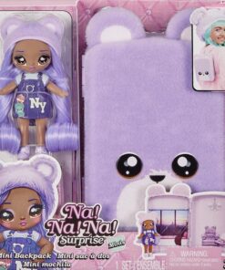 MGA Na! Na! Na! Surprise Minis - Purple Mini Backpack (590408EUC)