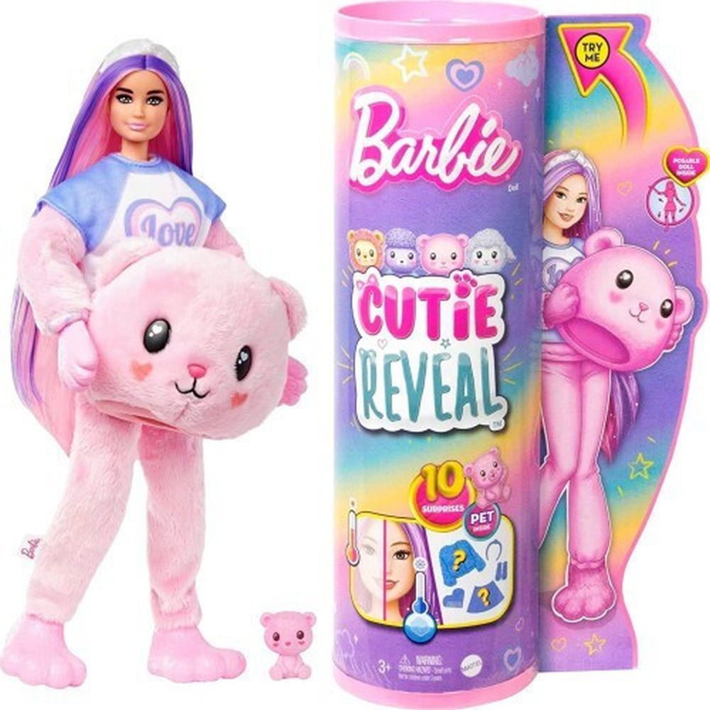 Mattel Barbie: Cutie Reveal - Teddy Bear (HKR04)