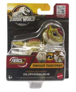 Mattel Jurassic World: Fierce Changers Hidden Hatchers - Dilophosaurus (HLP04)