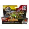 Mattel Jurassic World: Fierce Changers Double Danger - Tyrannosaurus Rex  Ankylosaurus (Brown) (HLP06)